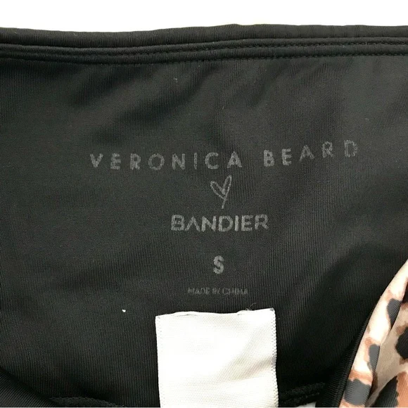 Veronica Beard x Bandier Rhonda Legging Size Small Leopard Print Neon Activewear - Picture 8 of 9